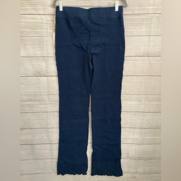 P.j. Salvage | NWT Women’s Recycled Ribbed Navy Blue Pajama Bottoms - Picture 4 of 10